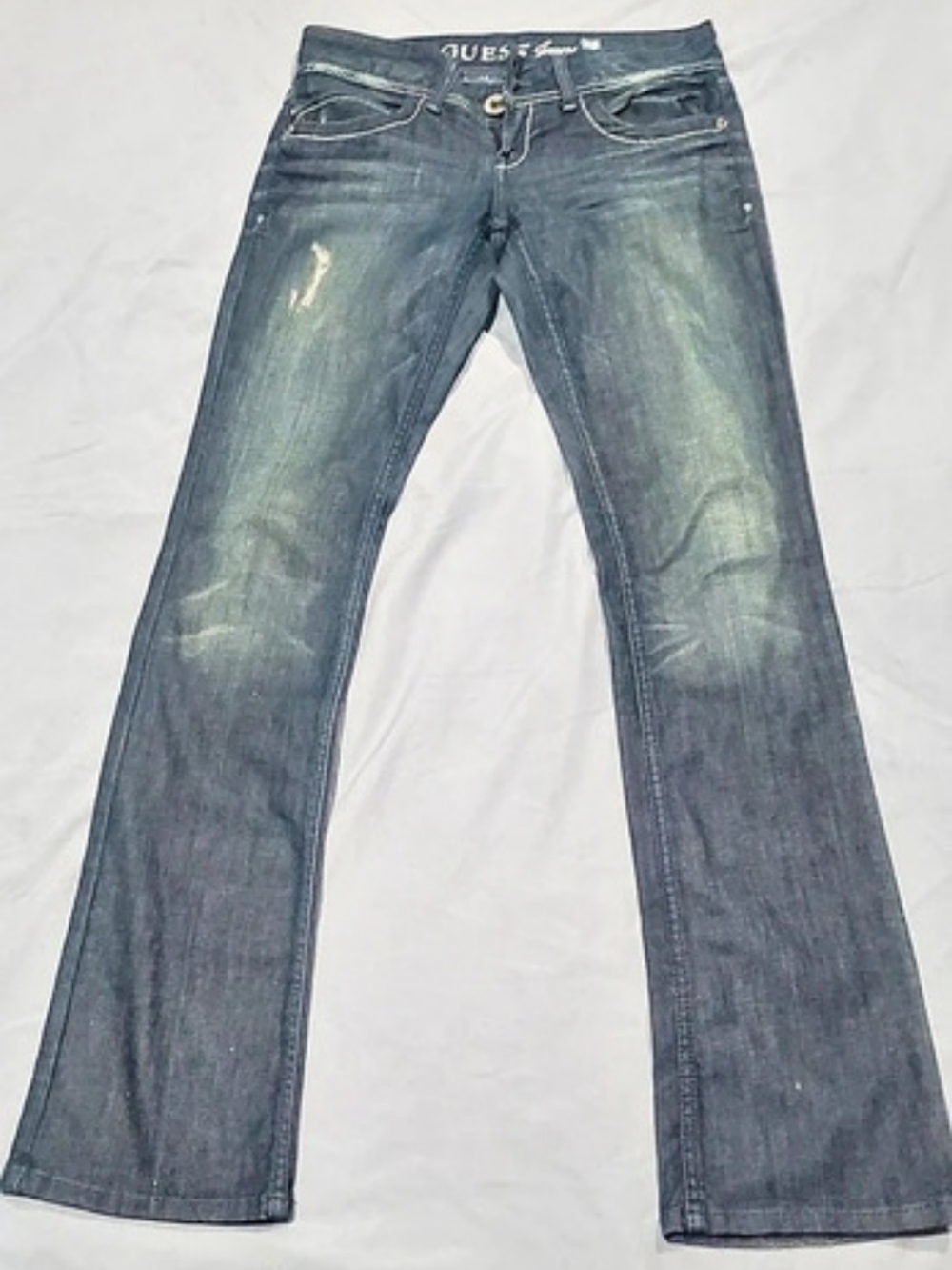 GUESS Jeans Flare in Blue Waist 26